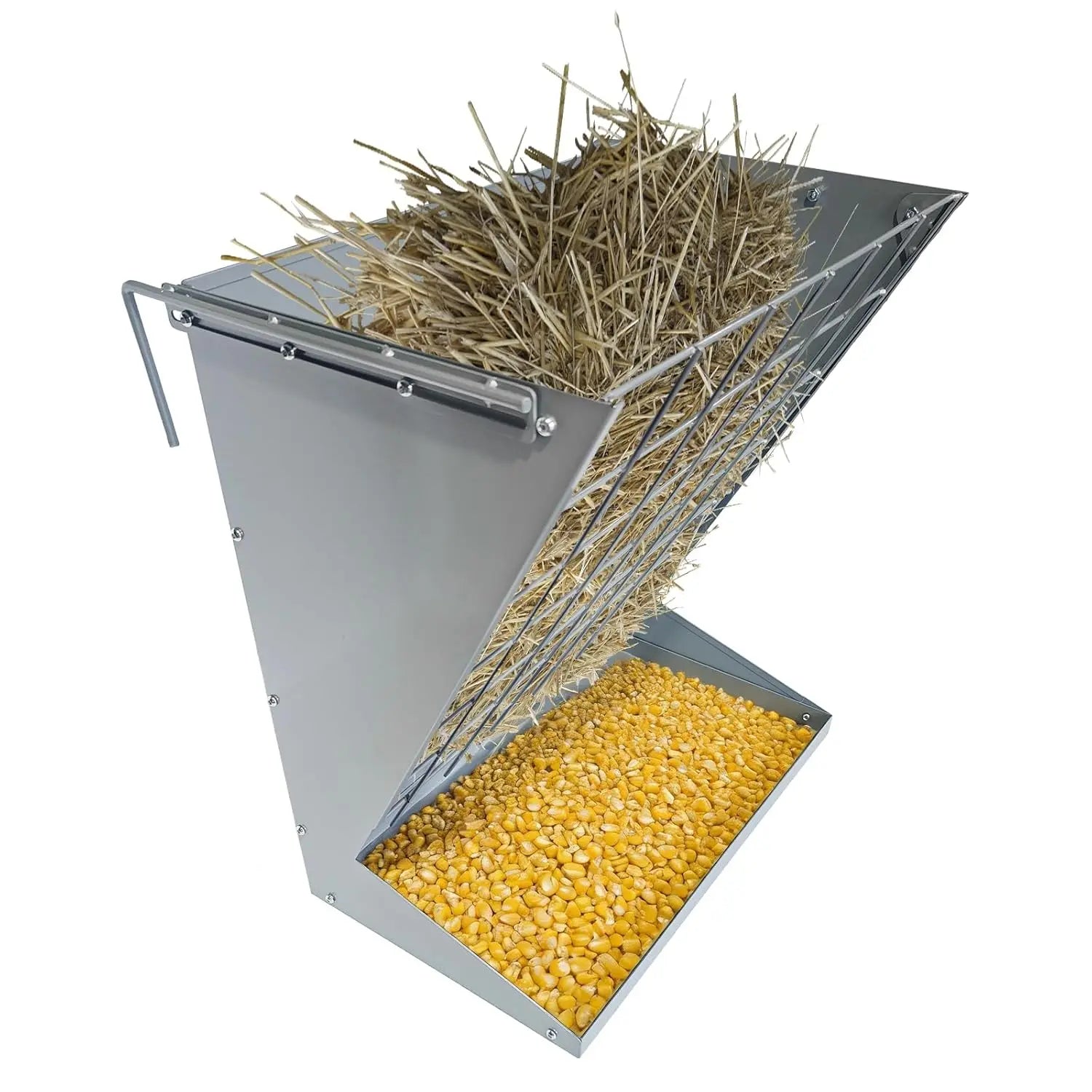 Wall Mount Hay & Grain Livestock Feeder