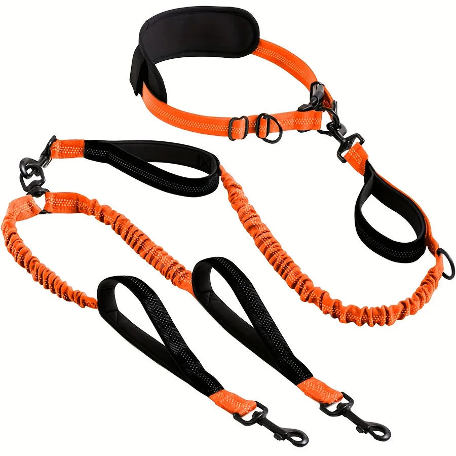 Explosion-Proof Short Elastic Buffer Pet Leash