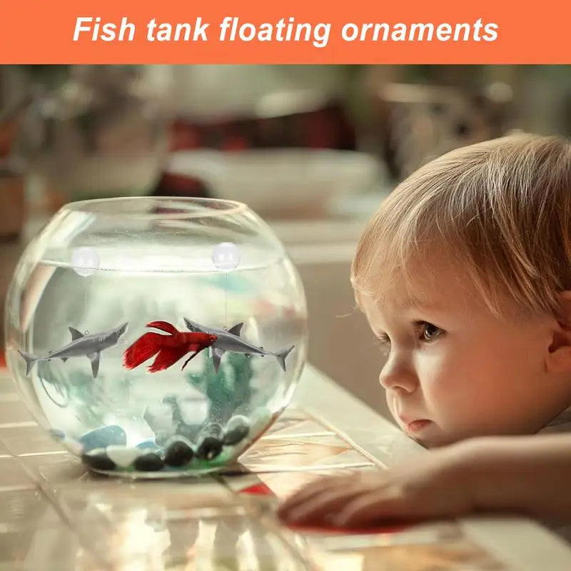 Shark Aquarium Floating Decor for Fish Tank