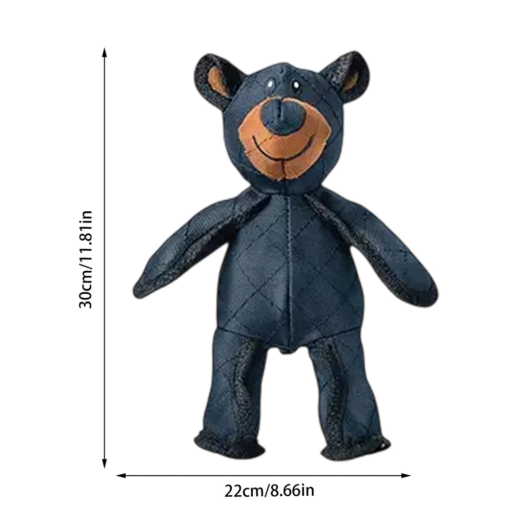 Squeaky, Unbreakable Teddy Bear Dog Toy