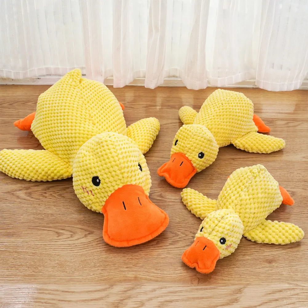 Duck Chew Toy with Quacking Sounds for Dogs.