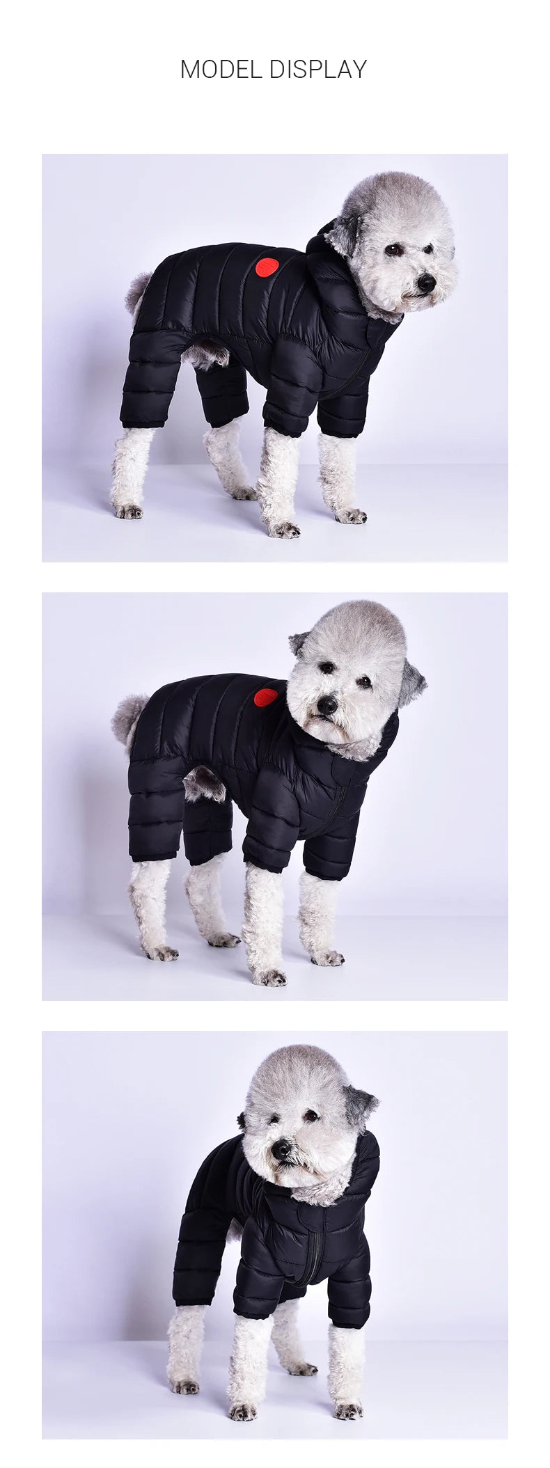 Winter Overalls for Small, Medium Dogs Soft Warm Jacket
