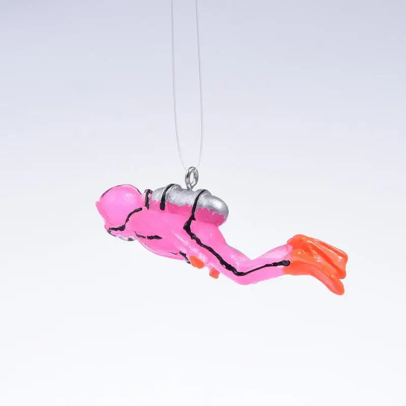 Floating Aquarium Diver Decorations