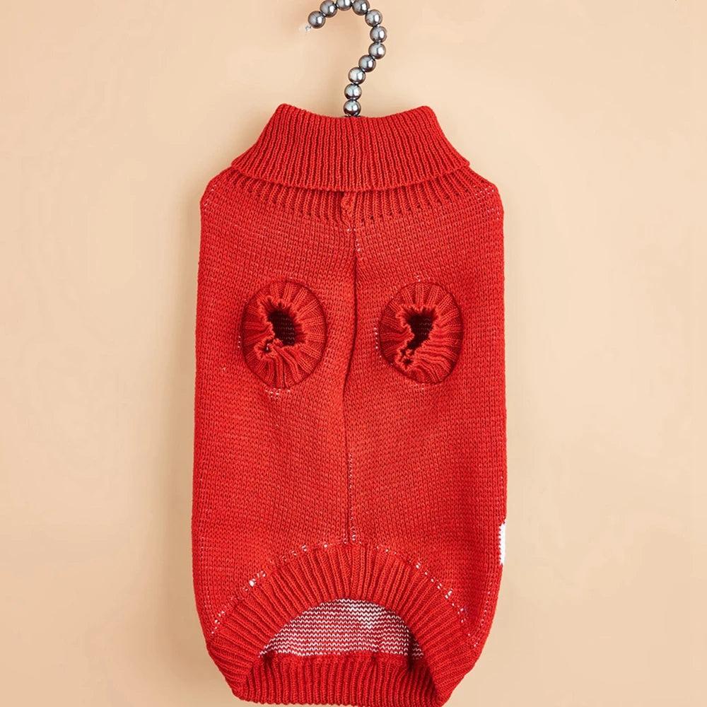 Cute Dog or cat Sweater Heart Pattern