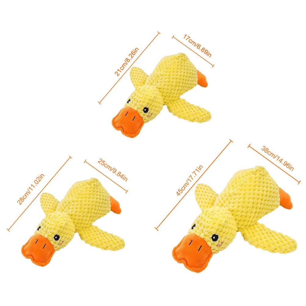 Duck Chew Toy with Quacking Sounds for Dogs.