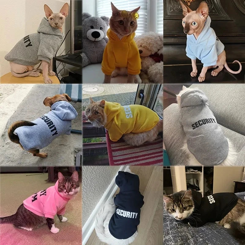 Pet Hoodies  Clothes For Small Dogs security