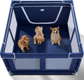 Indoor Dog Playpen with Gate, 42x42x25
