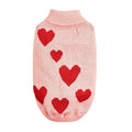 Cute Dog or cat Sweater Heart Pattern
