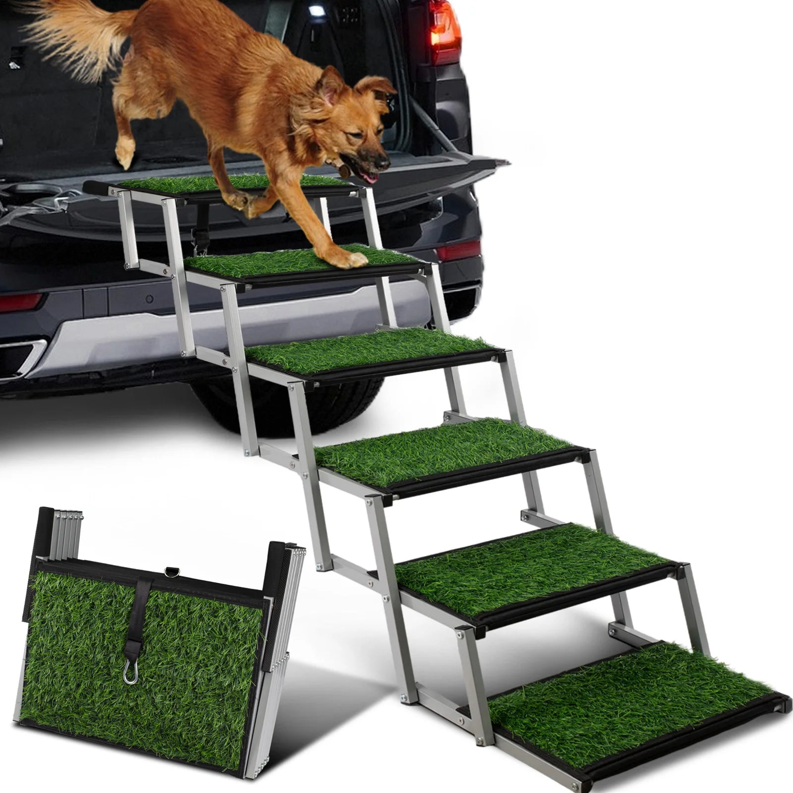 Extra Wide Dog Stairs for Large Dogs