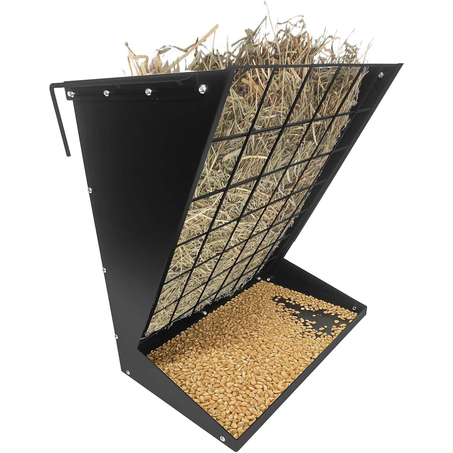 Wall Mount Hay & Grain Livestock Feeder