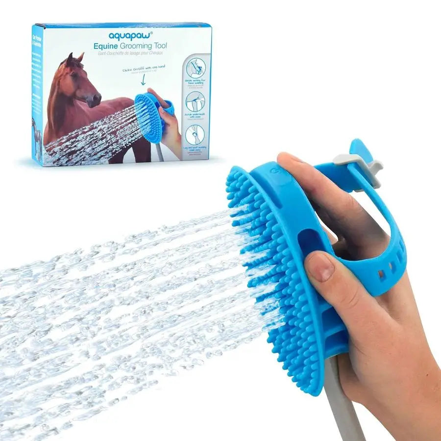 5 in 1 Pet Bath Brush, with 3ft Shower Hose Attachment
