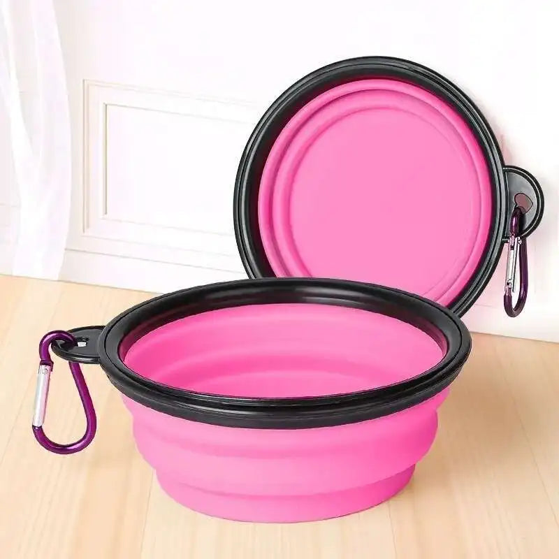 2 in 1 Collapsible Dog Travel Bowl