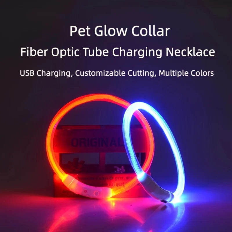 Safe Reflective LED Pet Collar